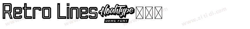 Retro Lines字体转换